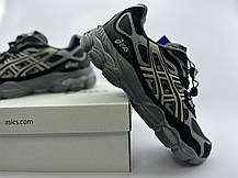 Кросівки Asics Gel-Nyc Waterproof унісекс чорні з сірим водонепроникні, фото 4