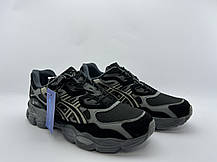Чоловічі термо кросівки Asics Gel-Nyc Waterproof Black Grey чорні з сірим водонепроникні, фото 4