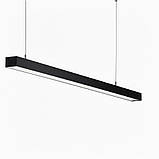 Світильник LED Євросвітло Sign SL підвісний лінійний на тросах 60Вт 4200К чорний, фото 4