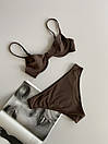 Купальник жіночий FRANCESCA CLASSIC на кісточці шоколадний, фото 5