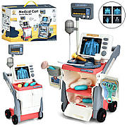 Набір лікаря , звук, медична стійка з приладдям, крапельниця