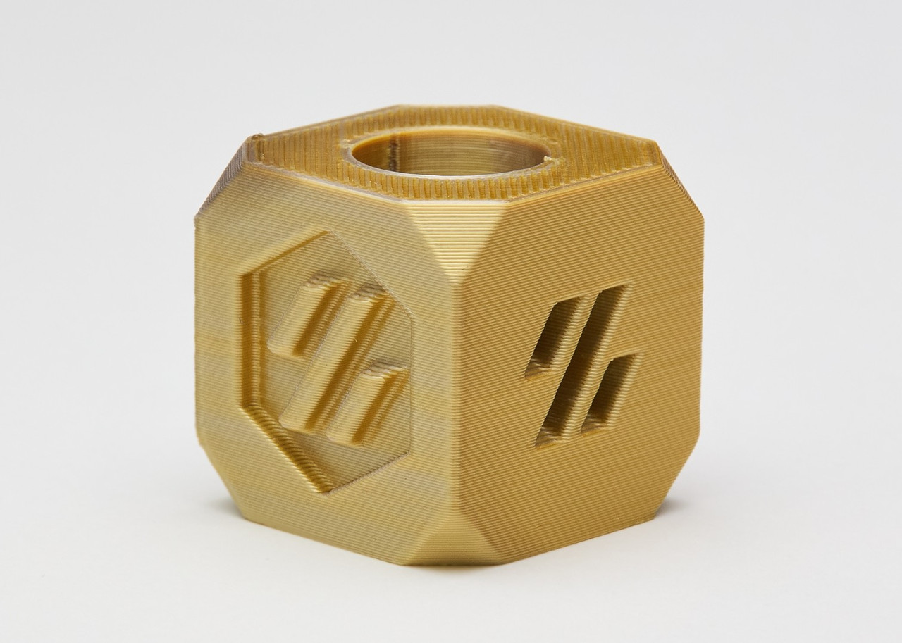 Пластик філамент для 3D-друку PLA Silk Dual Color GOLD+SILVER Filament 1.75mm, 1kg