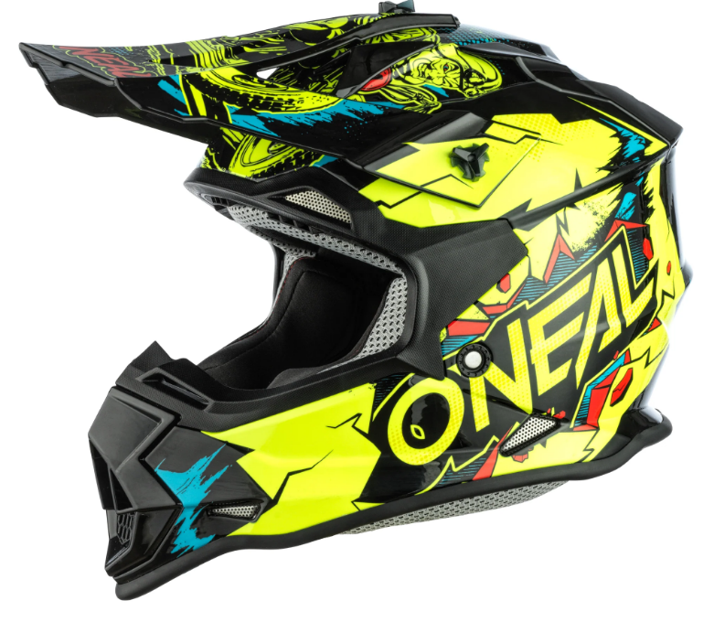 Мото шолом O`Neal HELMET 2SRS Spyde 2.0 — Villain Yellow кросовий ендуро, фото 1
