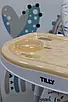 Дитячий стільчик для годування Tilly Bistro T-641/2 — складаний, 4 коліщата, водонепроникний чохол, кошик для іграшок, фото 2