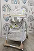 Дитячий стільчик для годування Tilly Bistro T-641/2 — складаний, 4 коліщата, водонепроникний чохол, кошик для іграшок, фото 3