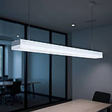 Світильник LED Євросвітло Sign SL підвісний лінійний на тросах 60Вт 6400К білий, фото 5