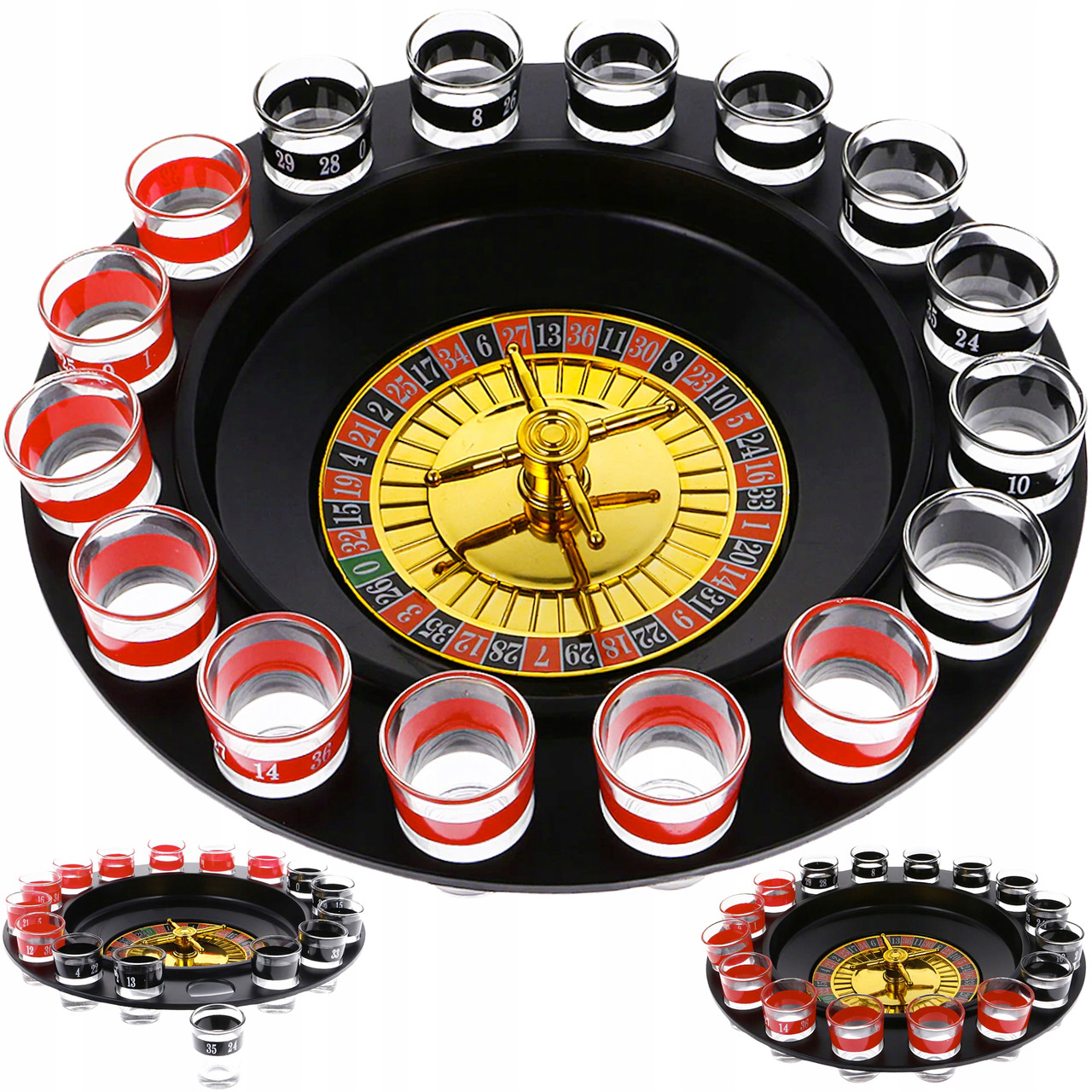 Гра в рулетку для алкогольної вечірки Алко рулетка 16 склянок Malatec 0669, фото 1