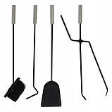 Аксесуари 5 елементів для камінів і печей з підставкою Kaminer 25971, фото 2