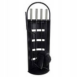 Аксесуари 5 елементів для камінів і печей з підставкою Kaminer 25971, фото 3