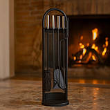 Аксесуари 5 елементів для камінів і печей з підставкою Kaminer 25971, фото 9