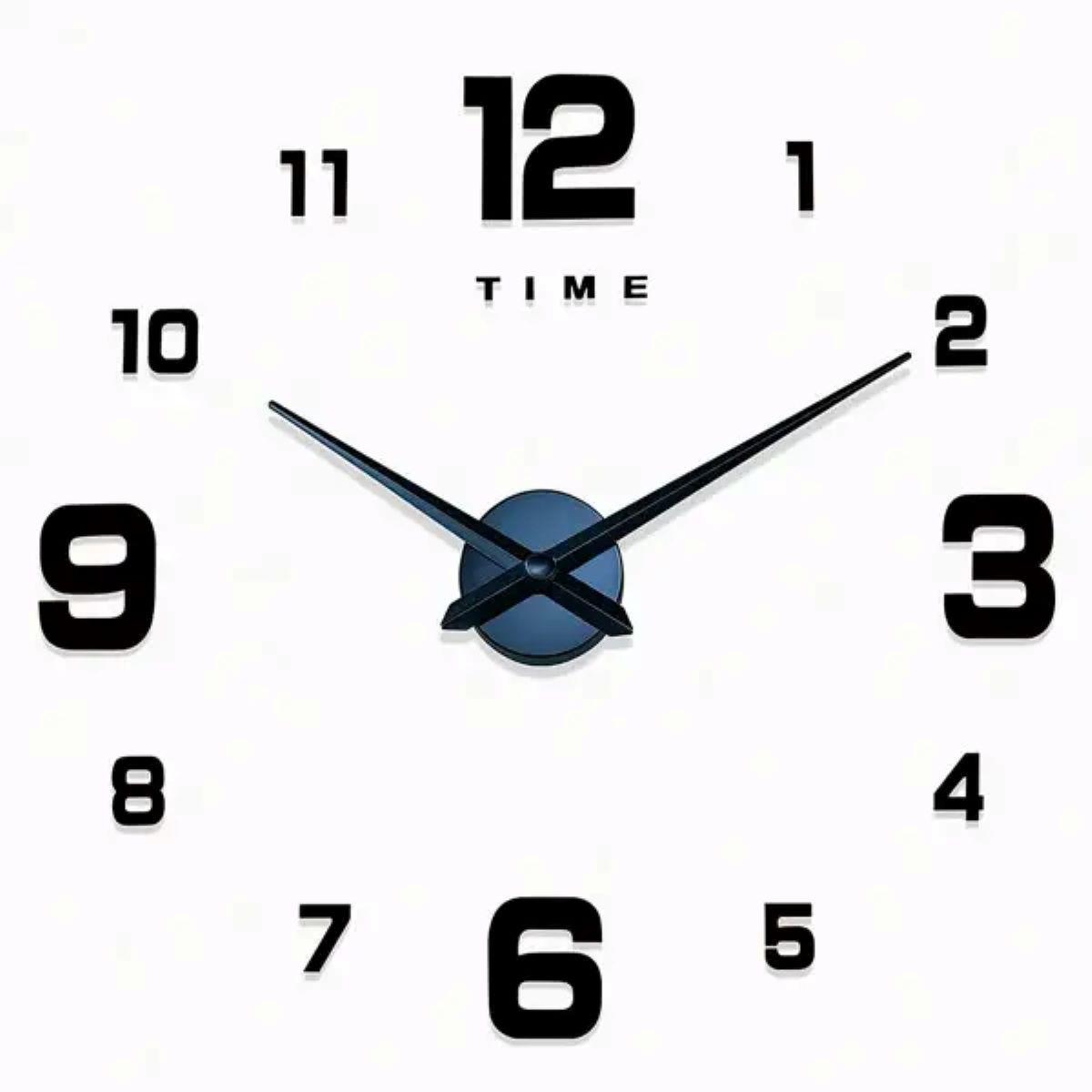 Годинник настінний діаметр 10 см круглий на кухню в стилі лофт HP-3Y-1B, фото 1