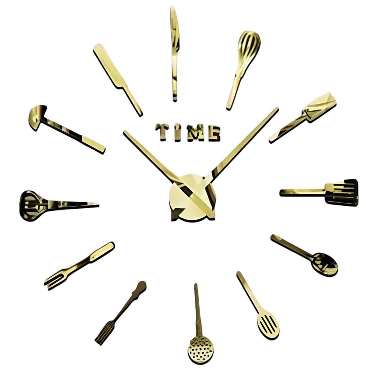 Годинник настінний діаметр 10 см круглий годинник на кухню HP-3Y-5, фото 1