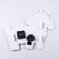 Годинник настінний фігурний із твариною, декоративний HP-3Y-6-308, фото 3