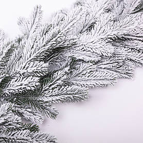 Хвойна лита гірлянда 2 м засніжені гілки ялинки TD-BRNCHSN2