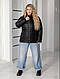 Куртка жіноча демісезонна з капюшоном стьобана md - фото 5 - id-p2791967238
