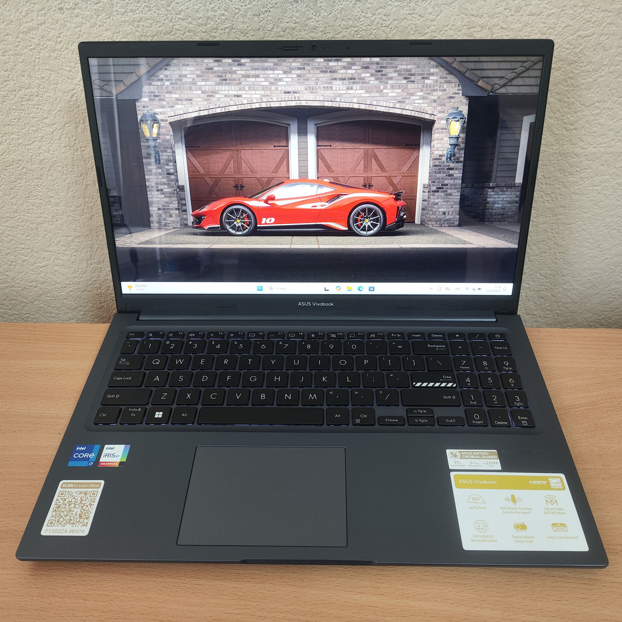 Ноутбук Asus F1502Z VIVOBOOK 15.6" FHD/IPS ТАЧ i7-1255U 10ядер/24 GB DDR4/512 Gb SSD M.2/Intel Iris Xe Graphics, фото 1