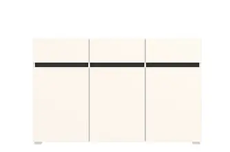 Комод у спальню,вітальню 3D3S Лондон Гербор кашемір/антрацит