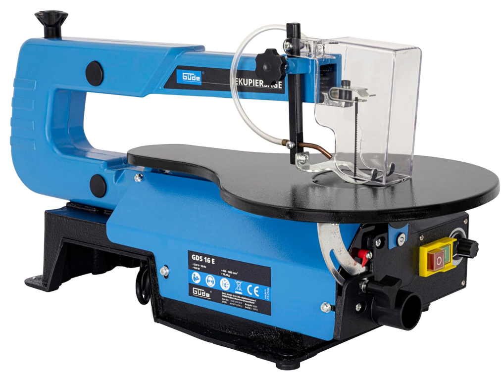 Верстат лобзиковий Güde 0-45град для фігурного різання деревини та пластику