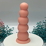 Тілесна піраміда на присосці 19 см, Анальна пробка для фістингу з 5 кульок різного діаметру, Інтимні іграшки, фото 9