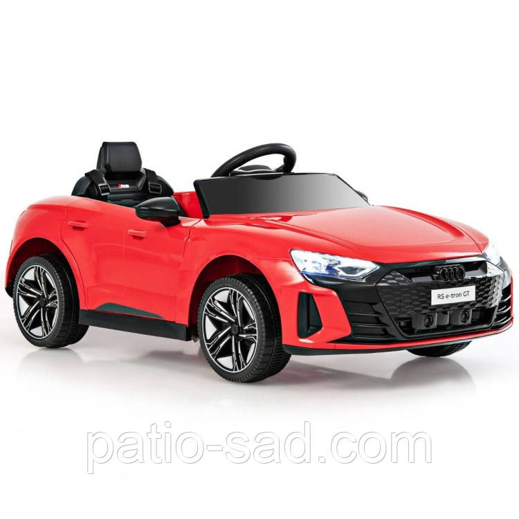 Дитячий електромобіль Audi RS e-tron GT - стиль, потужність та безпека, червоний колір, фото 1