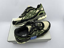 Чоловічі термо кросівки Asics Gel-Nyc Waterproof Black Khaki чорні з хакі водонепроникні, фото 4