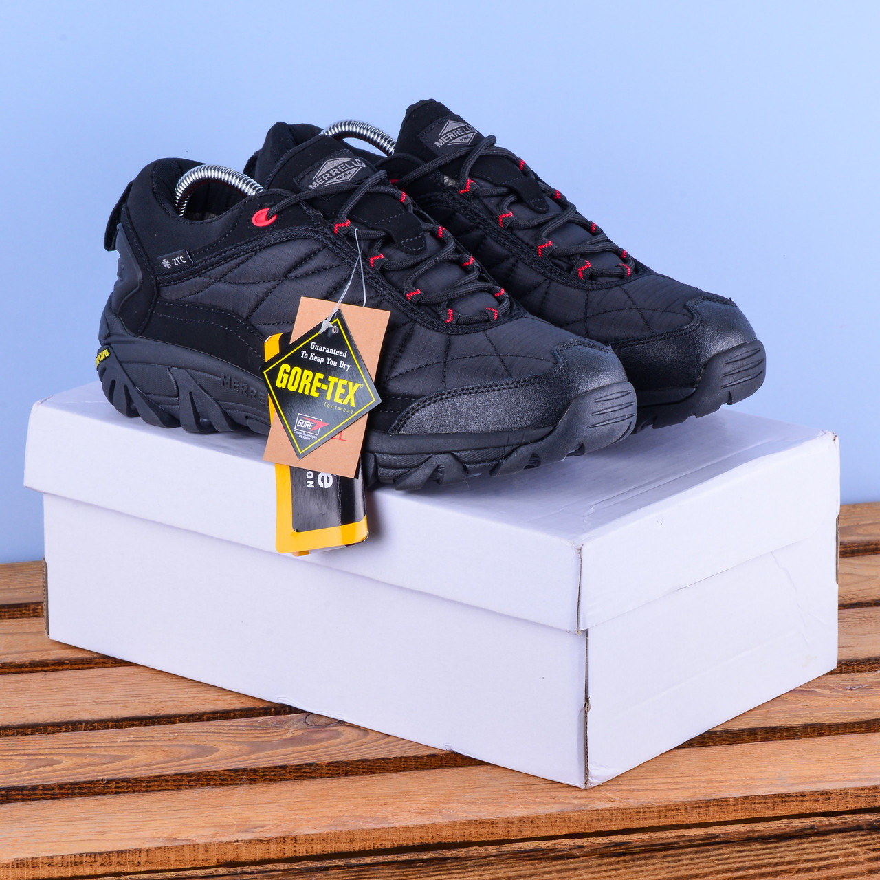 Термо Зимові Кросівки Черевики Merrell чорні, фото 1