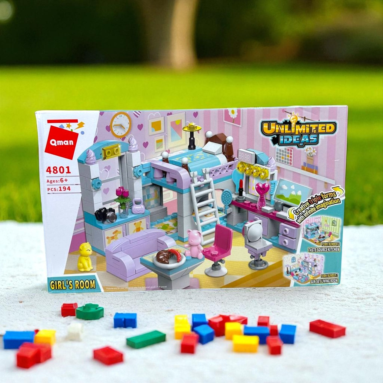 Дитячий конструктор квартира іграшкова, будиночок кімната лего, фото 1