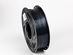 Пластик UA3D PLA Silk BLACK, 1.75мм, 1кг, 205-215°C, Чорний філамент для 3Д-друку