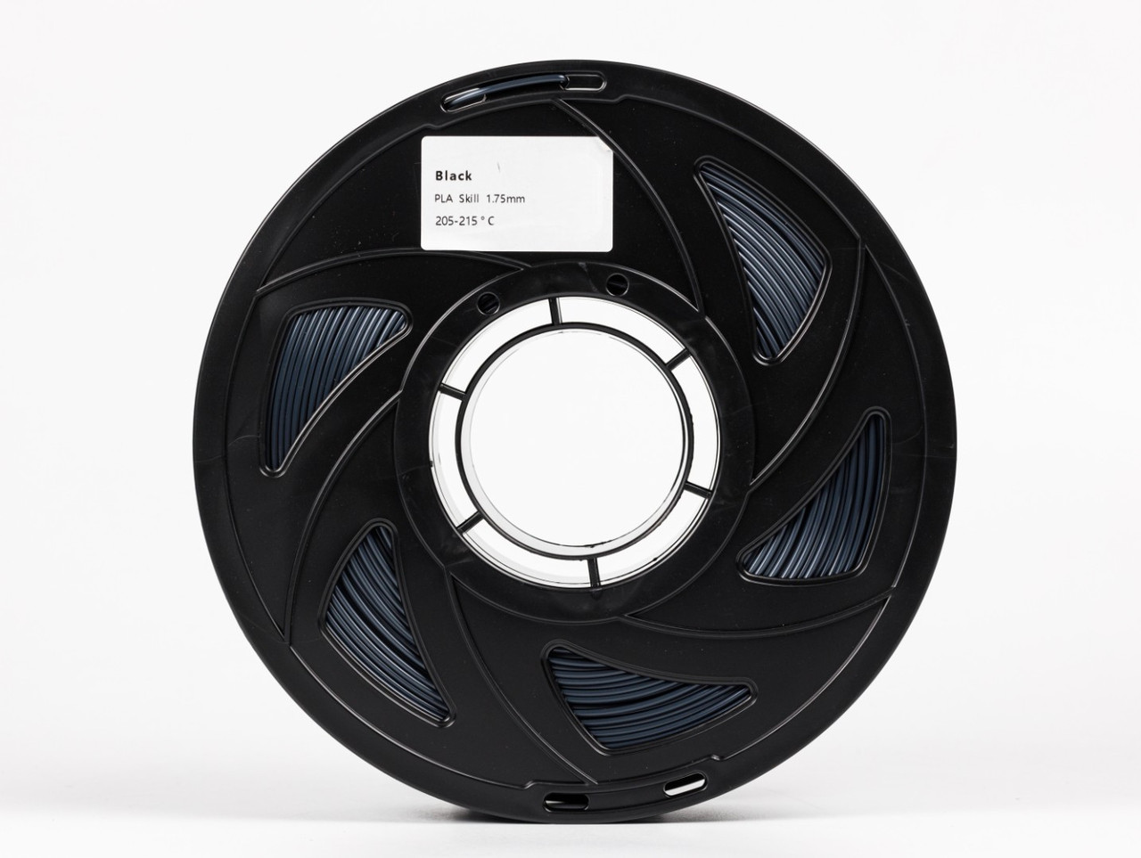 Пластик філамент для 3D-друку PLA Silk BLACK Filament 1.75mm, 1kg