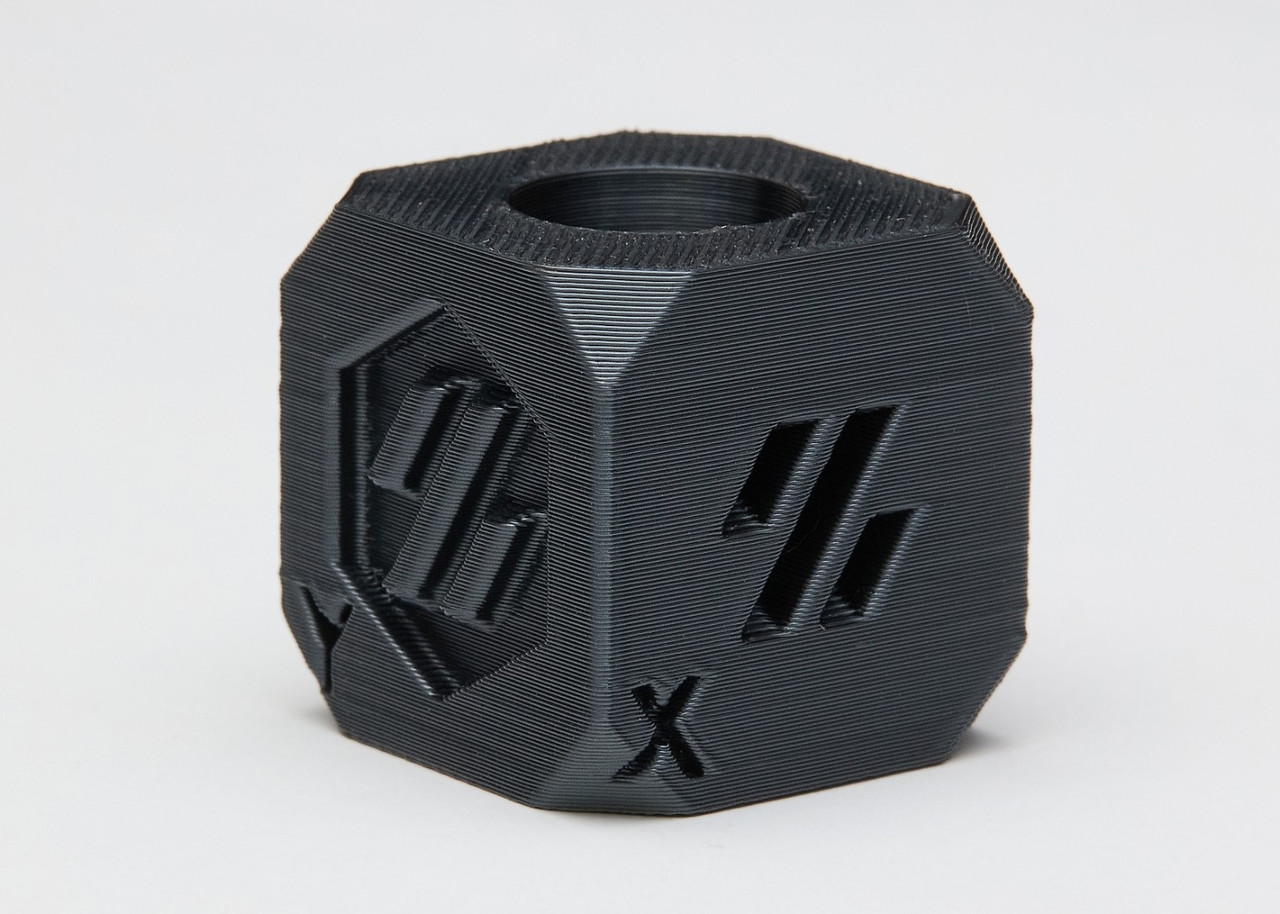 Пластик філамент для 3D-друку PLA Silk BLACK Filament 1.75mm, 1kg