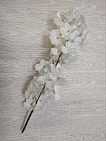 Штучна квітка Сакура Біла на гілці 40см, Арт. НТ202/1