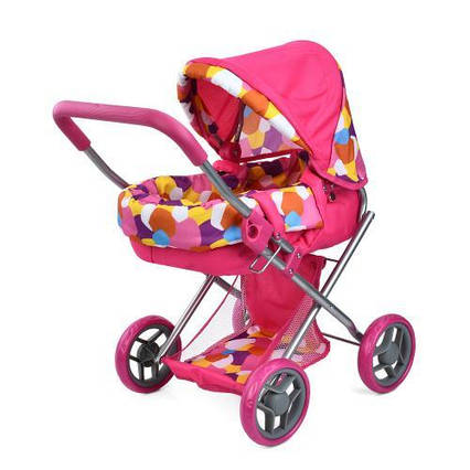 Коляска для ляльки MELOGO металева класична модель із кошиком