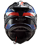 Мотошолом LS2 MX701 Explorer Carbon  Frontier Titanium Red Trail Дуалспорт dualsport, фото 7