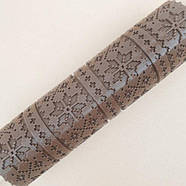 Качалка текстурна Вишивка №146, квітка 13,5 см з ручками, фото 2