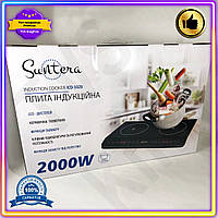 VS Зручна настільна індукційна HOT NEW плита Suntera чорна для приготування страв із таймером та захистом від пе 32T8_V1