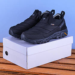 Розпродаж! Термо Зимові Кросівки Черевики Merrell повністю чорні