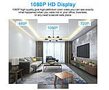 Wi-Fi камера Jigayao 1080P у вигляді детектора диму, бездротова HD, нічне бачення, датчик руху, компактна, фото 6