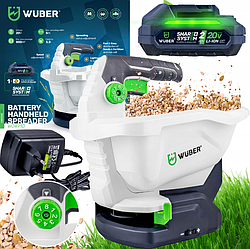 Акумуляторна сівалка-розкидач ручна 3,3л для насіння і добрив 5м Wuber (Польща)