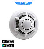 HD 1080P Wi-Fi IP камера у формі димового сигналізатора, бездротова, для дому та готелю, міні, віддалений моніторинг, фото 2