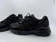Чоловічі термо кросівки Asics Gel-Nyc Waterproof Full Black чорні водонепроникні, фото 2