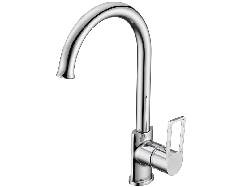 Змішувач для мийки, латунь,хром AIM,DG06550 chrome