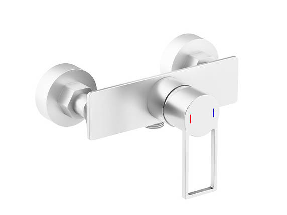 Змішувач для душ.кабіни, латунь,білий AIM,DG06540 frosted white, фото 1