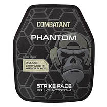 Поліетиленові бронеплити Combatant 3-го класу Ultra-lightweight. Вага 1.05 кг. Розмір 25 на 30 см., фото 3