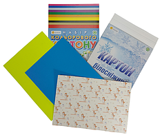 Картон білий, кольоровий та декоративний