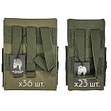 Патронташ, підсумок Marck-men на 36 патронів .12/16 калібру для дозарядки- на варбелт, РПС. МОЛЛЄ. Олива/хакі, фото 6