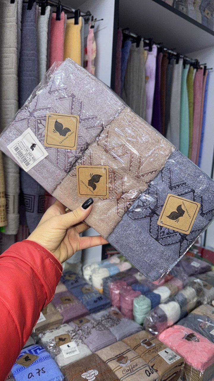 Серветки кухонні махра 35-75мікс, фото 1