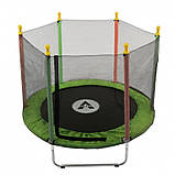 Батут дитячий Atleto 160 см KRB10 із захисною сіткою манеж для дітей W_2176, фото 2