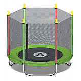 Батут дитячий Atleto 160 см KRB10 із захисною сіткою манеж для дітей W_2176, фото 3