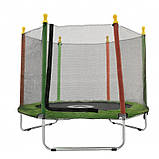 Батут дитячий Atleto 160 см KRB10 із захисною сіткою манеж для дітей W_2176, фото 4