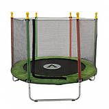 Батут дитячий Atleto 160 см KRB10 із захисною сіткою манеж для дітей W_2176, фото 5